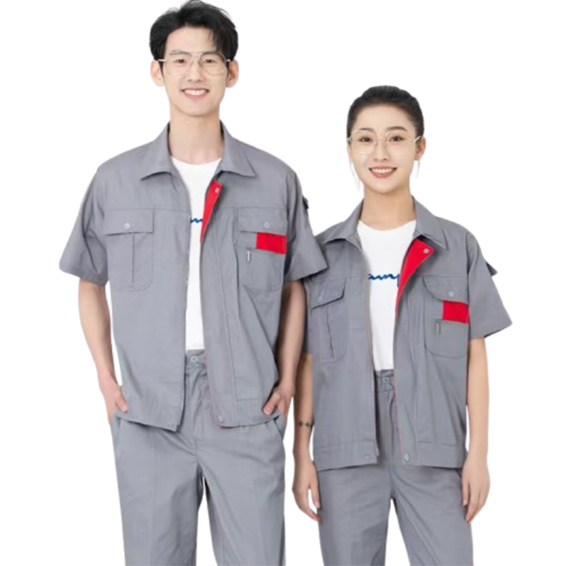 惠铁男女耐磨短袖工作服 短袖 套