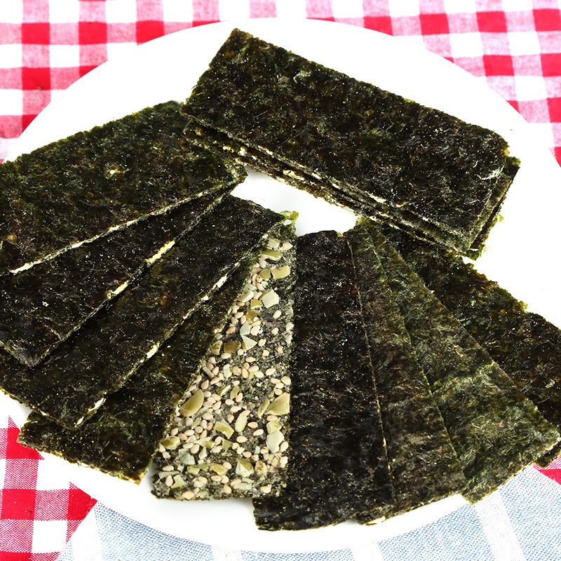 .比比赞夹心芝麻味100g.海苔