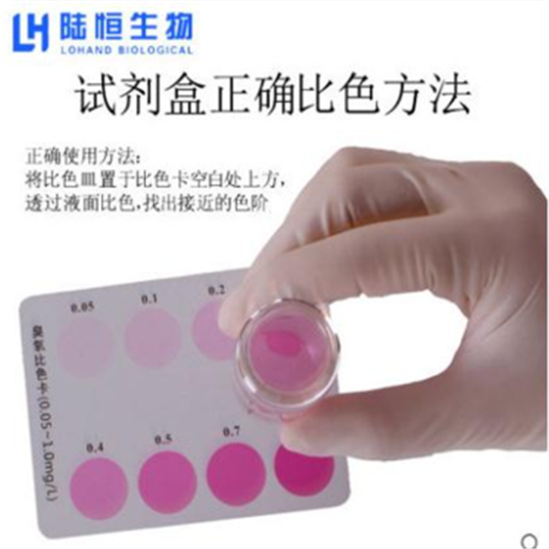 陆恒生物 氨氮检测试剂盒 氨氮检测试纸0-20ml/L