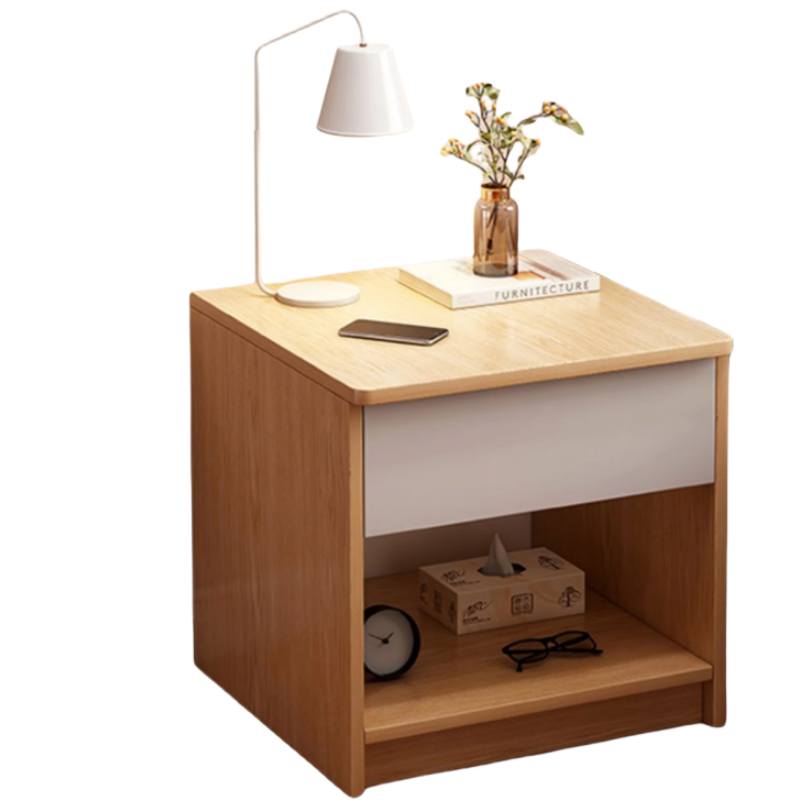 铭思达木质床头柜上抽个高清大图