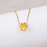 新金珠宝 999足金桃花坠黄金转运珠5D硬金 [1042]