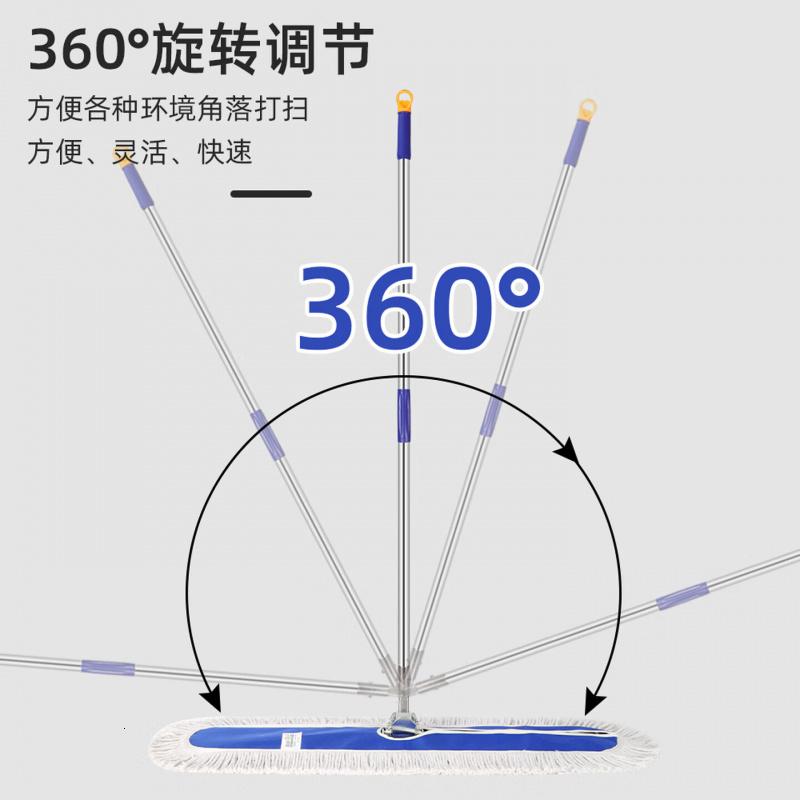 美家日记平板拖把 商用大号尘推40cm共1布 棉线帆布干湿两用 瓷砖吸水棉纱高清大图