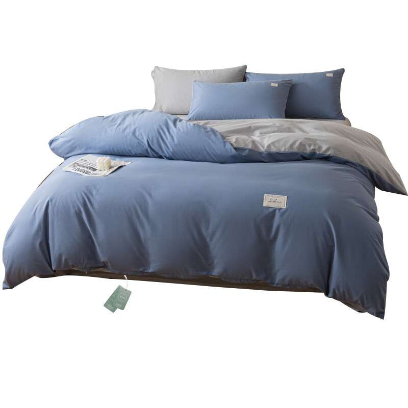 绵族世家 MZSJ4685 1.5米床 床上套件 (计价单位:套) 雾霾蓝