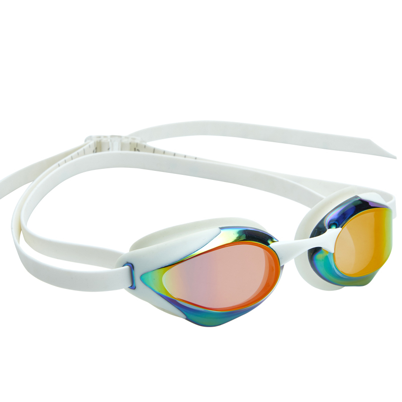 hosa浩沙泳镜游泳眼镜2020春夏新款专业训练电镀防水防雾高清男女白色
