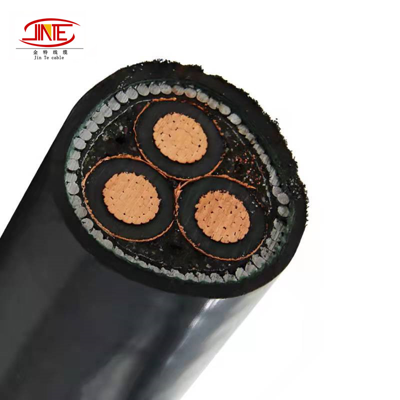 JINTE铜芯电缆YJV22 3×150 米高清大图