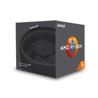 AMD 锐龙 5 2600X 处理器 6核12线程 AM4 接口 3.6GHz 盒装
