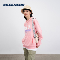 Skechers斯凯奇魏大勋同款连帽运动休闲长袖外套情侣圆领卫衣男女L320U113