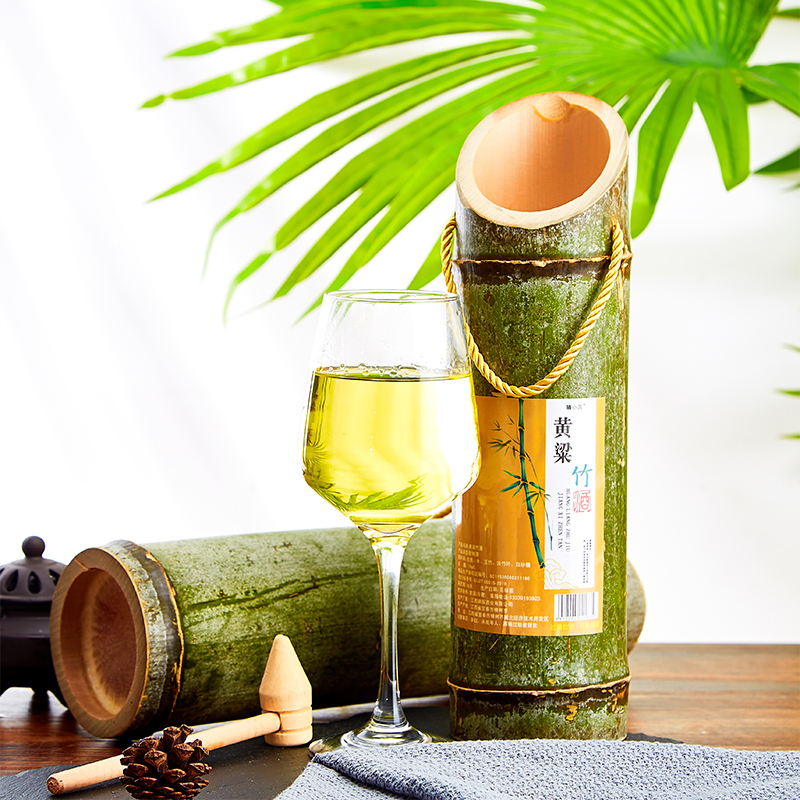 6瓶整箱装新鲜竹酒52度鲜竹酒竹筒酒青竹酒原生态
