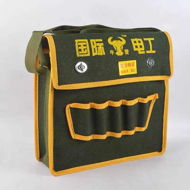 帆布多功能电工收纳包高清大图