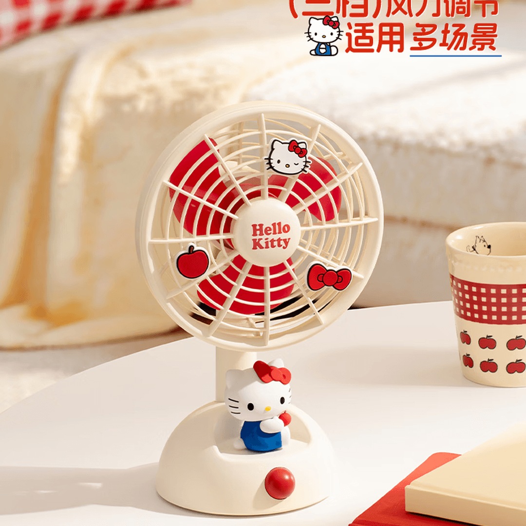 马克图布 桌面风扇-Hello Kitty升级版MG26-02 (无礼袋)高清大图