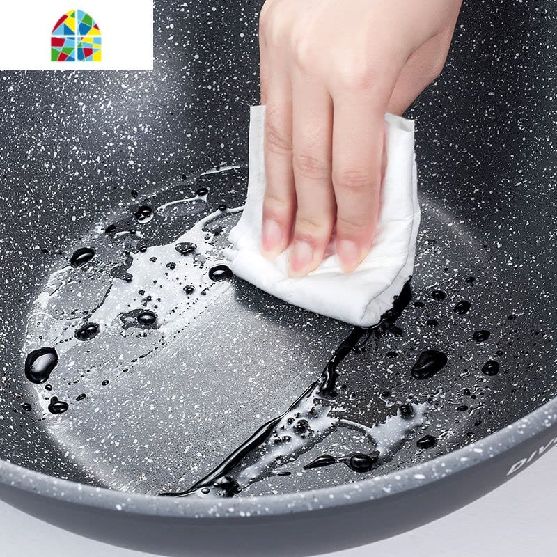 炒锅家用不粘锅燃气灶电磁炉少油烟涂层炒菜平底锅 FENGHOU图片