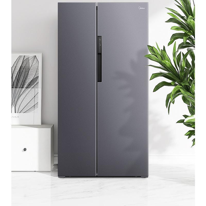 美的midea冰箱606升一级节能变频对开门双开门双门智能wifi家用二门