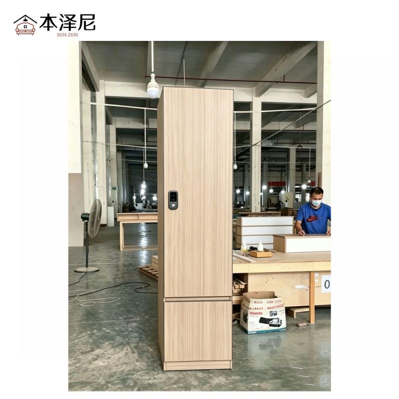 本泽尼 木质更衣柜 HTCZ-PC6101 500*500*2000mm 组高清大图
