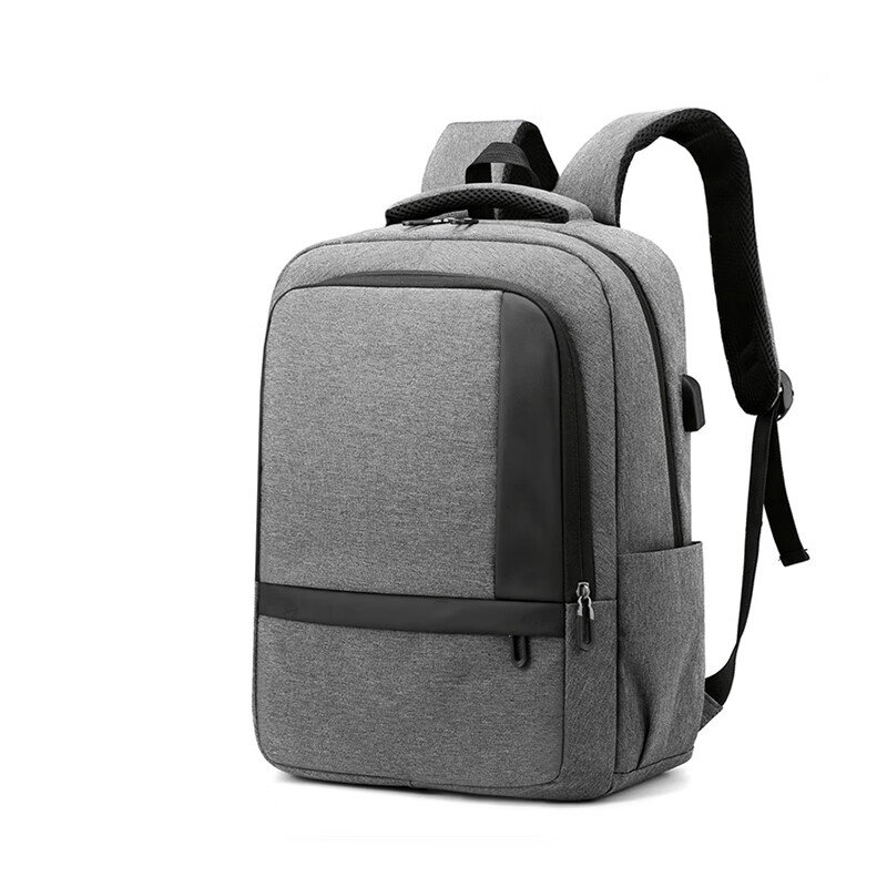 铁迅时尚休闲双肩包SQ2 个 灰色