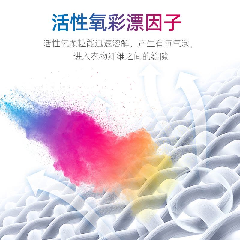 彩漂粉彩色衣物通用漂白剂液去污渍去黄洗白衣服洗鞋增白家用神器 110g 去污去霉彩漂粉1瓶装图片