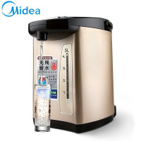 美的（Midea）电热水瓶 304不锈钢热水壶5L电水壶多段温控烧水自动上水热水壶 PF709-50T