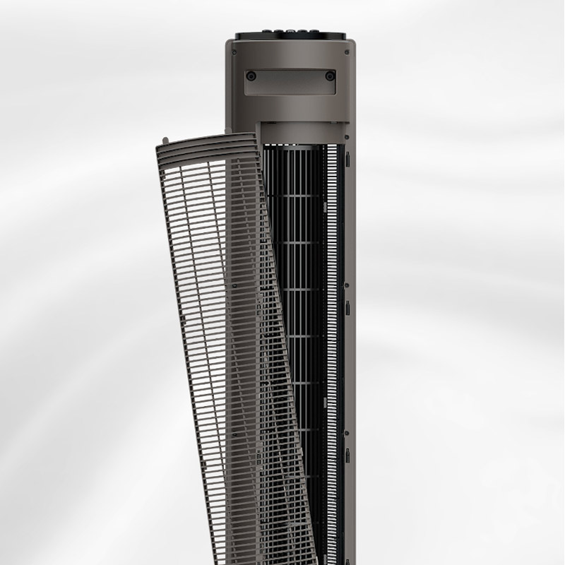 美的(Midea) 电风扇无叶家用轻音广角送风塔扇 FZA10XB高清大图