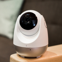 360 摄像头 云台版1080P高清夜视家用监控器 手机无线WiFi网络远程插卡全景摄像机 云台版1080P+64G卡