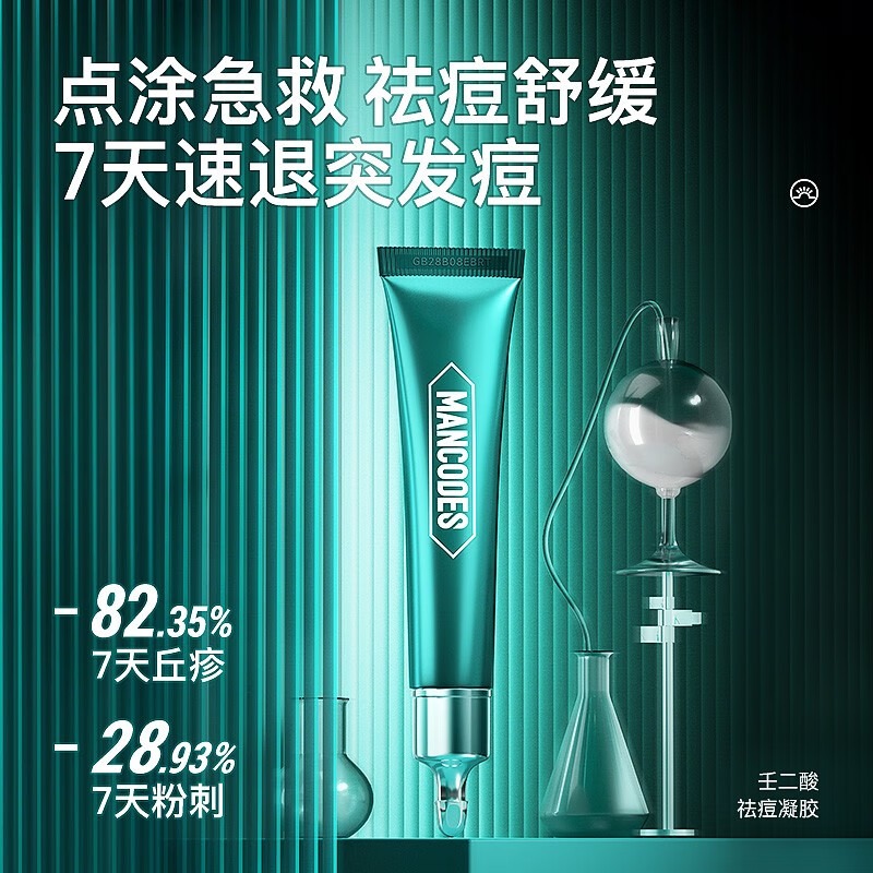 左颜右色壬二酸祛痘凝胶20g