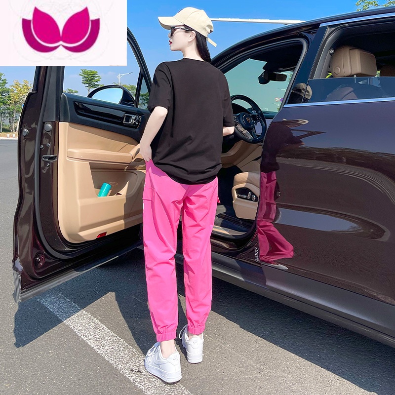 七斓运动服套装女夏季薄2023新款网红宽松高端洋气休闲减龄短袖套高清大图