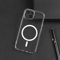 iphone15磁吸手机壳苹果15pro液态硅胶新款透明亲肤手感支架壳