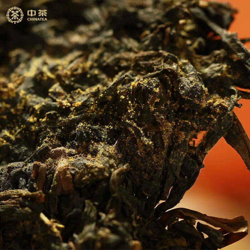 中茶 湖南安化黑茶 2017年鸡茗送福鸡年生肖手筑茯砖茶1kg