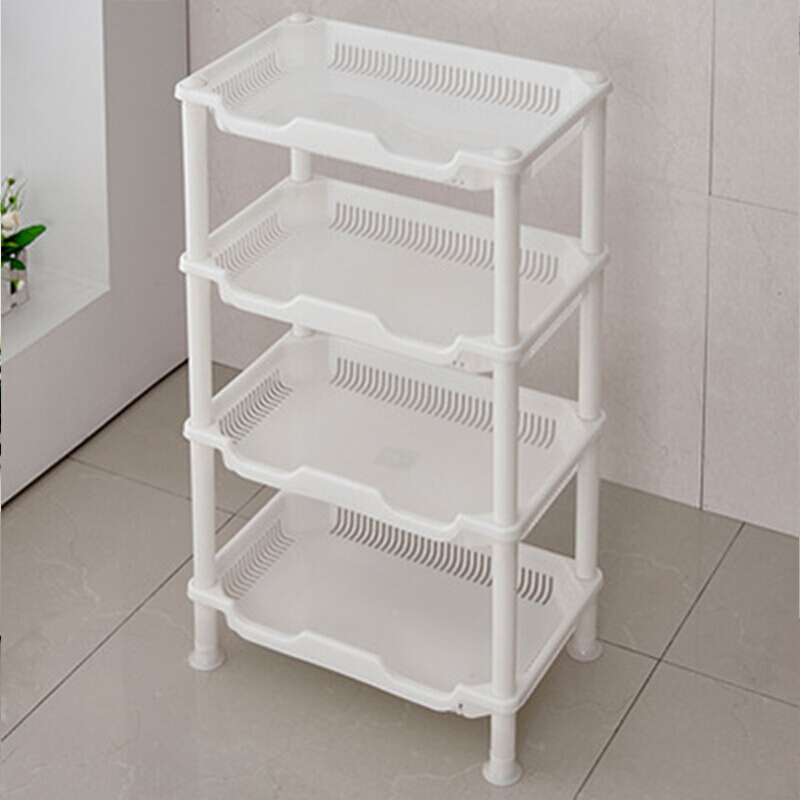 书香人嘉 厨房蔬菜置物架果蔬收纳筐放菜架子厨具锅架塑料储物落地