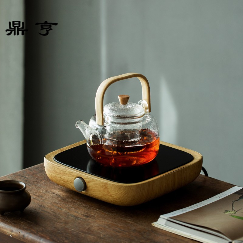 鼎亨玻璃茶壶煮茶器烧水蒸泡茶壶器电陶炉耐高温茶具套装陶瓷家用