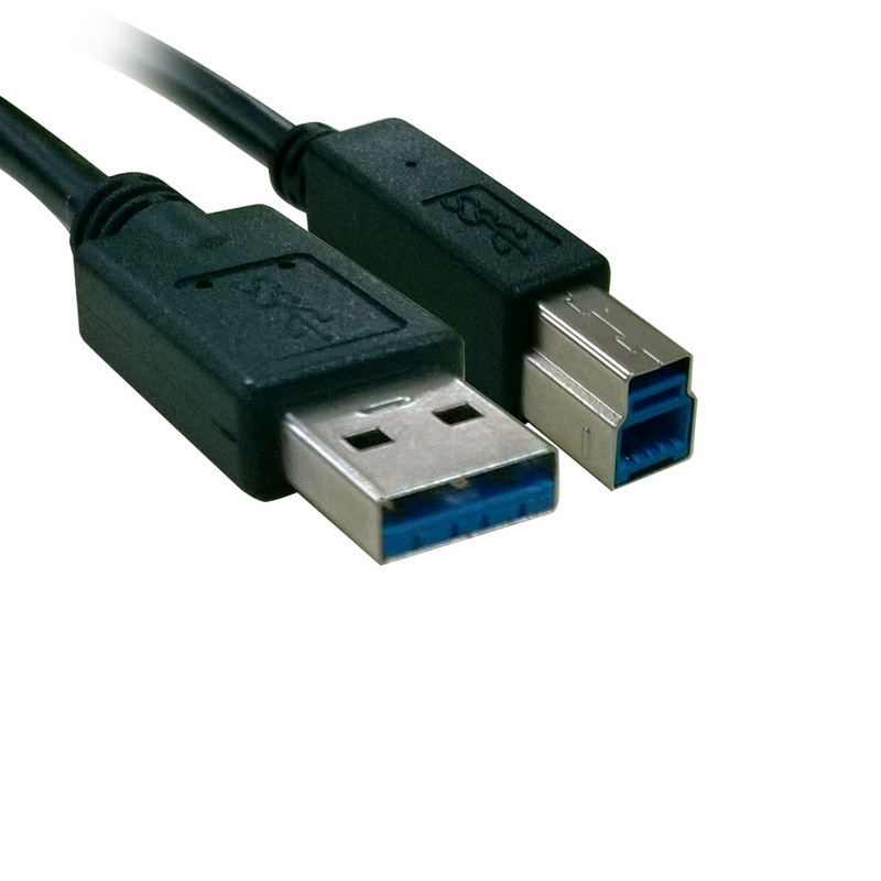 酷比客(L-CUBIC) USB-AM-BM 黑色 USB3.0打印线LCCPUSB3AMBMBK-0.5M (单位:根