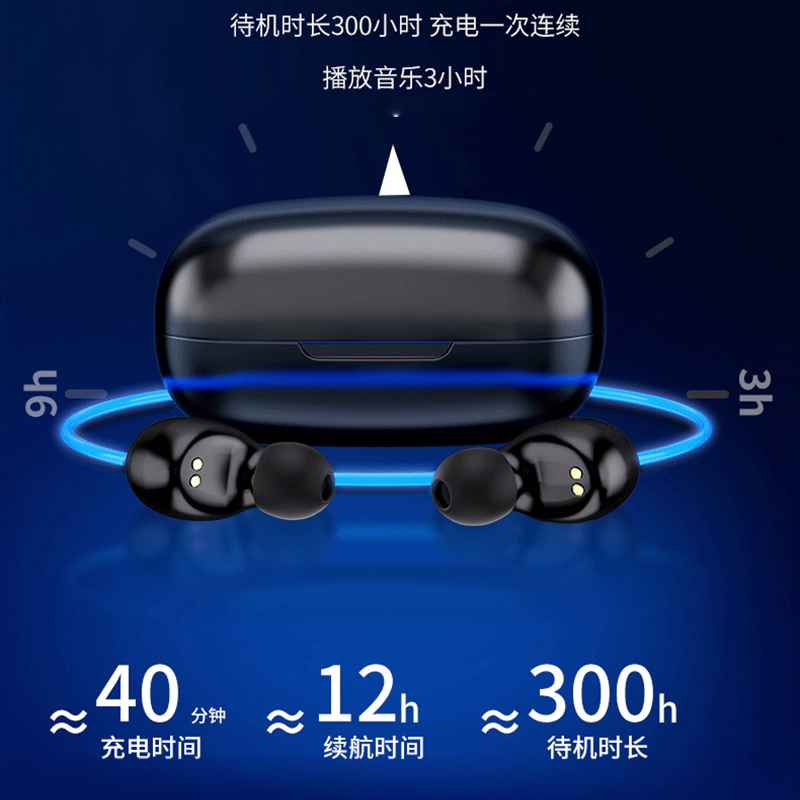 联想(Lenovo)来酷EW301蓝牙耳机白色 TWS真无线游戏影音乐耳塞半入耳式 降噪通话 适用于苹果安卓华为小米手机