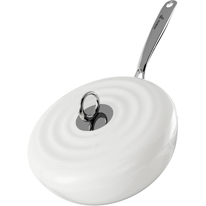 中科德马克(DUMIK) 白月光系列 白月光轻珐琅炒锅D-CA28B21