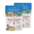 原装进口贝拉米 BELLAMY'S 有机苹果肉桂燕麦米粉米糊6+ 125g