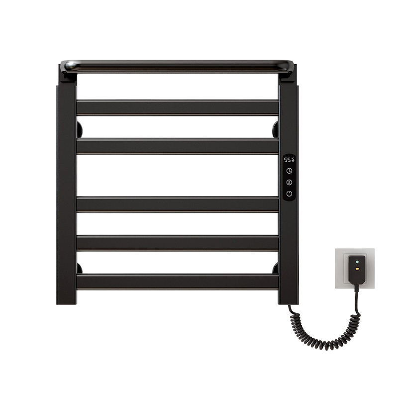 SIOYIE芯毅 智能电热毛巾架家用浴室卫生间毛巾杆电加热恒温浴巾烘干置物架免打孔安装R335(自行安装)