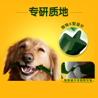 宝路成犬大型犬洁齿棒清新绿茶宠物零食115g