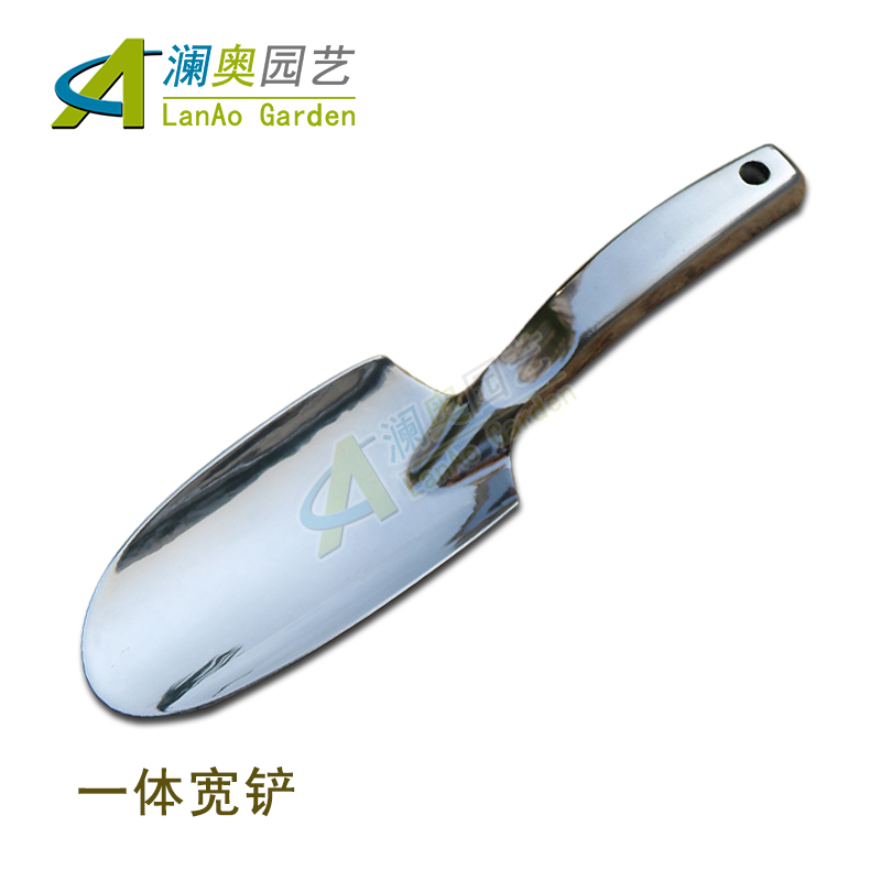 园艺铲子种植栽花种菜松土钉耙不锈钢铲家用盆栽菜园花园工具套装高清大图