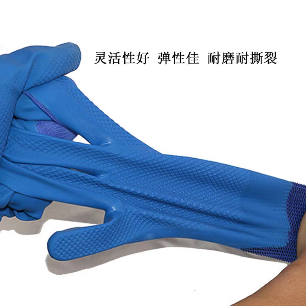 炅奇纺 线织涂胶手套 线织涂胶 付高清大图