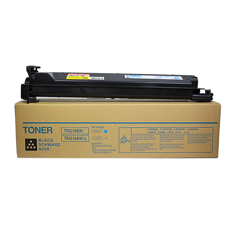 科思特TN214粉盒适用柯尼卡美能达C200C210C203C253C353 碳墨粉筒黑色BKTN214大容量