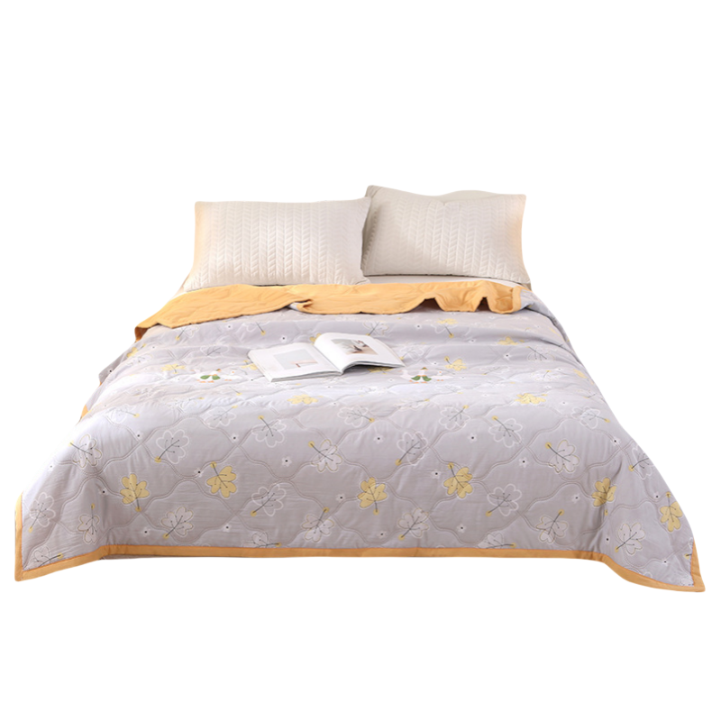 蕃蒂薄被水洗棉夏被夏凉被 条高清大图