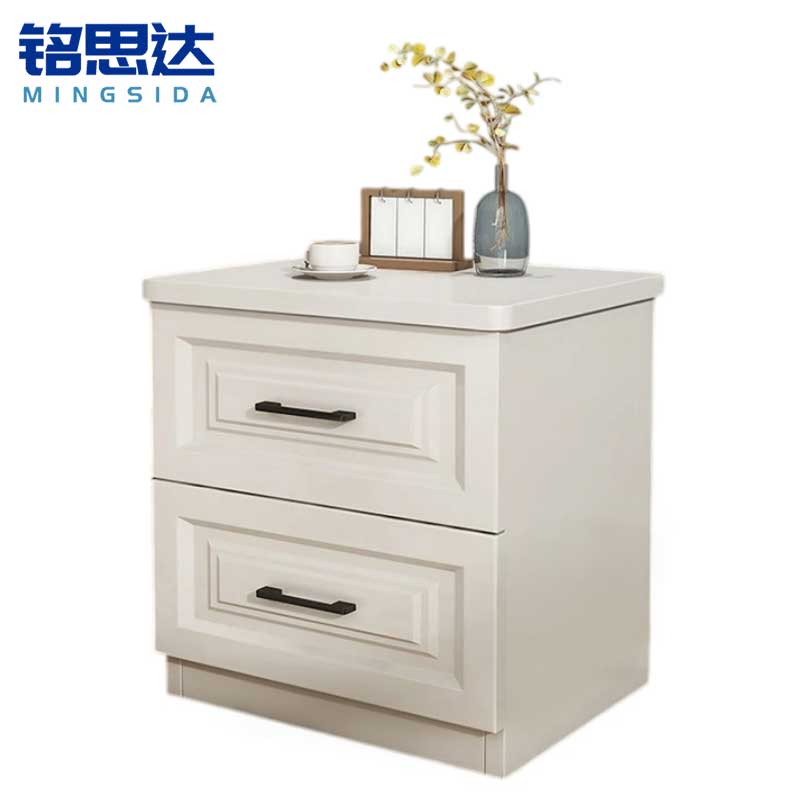 铭思达床头柜双抽个高清大图
