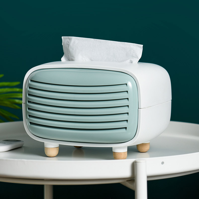 带竹炭包纸巾盒桌面除味抽纸盒 家用创意客厅餐巾纸收纳盒高清大图