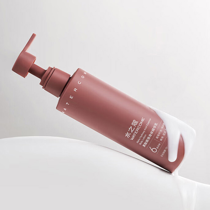 水之蔻身体乳烟酰胺果酸滋润舒缓保湿嫩滑角鲨烷精华日光倾橙170g高清大图