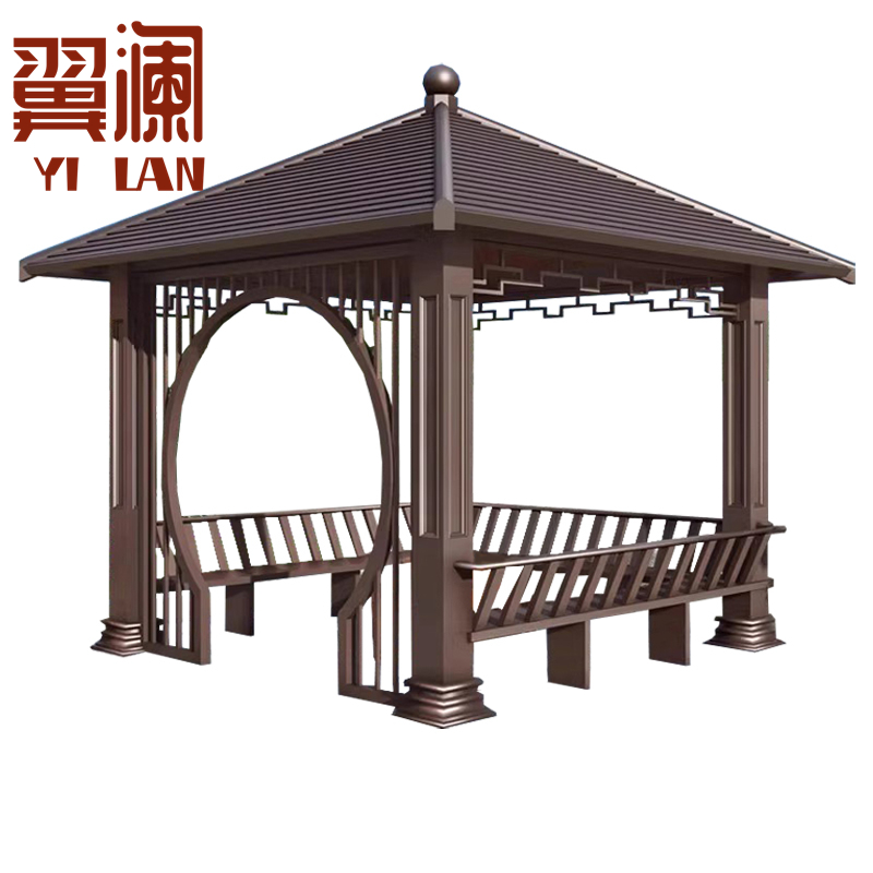 翼澜 户外凉亭 咖啡色 个