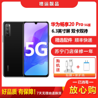 [二手9成新]华为畅享20 Pro 幻夜黑6G+128G 全网通安卓手机 6.5英寸屏双卡双待拍照娱乐备用5G手机