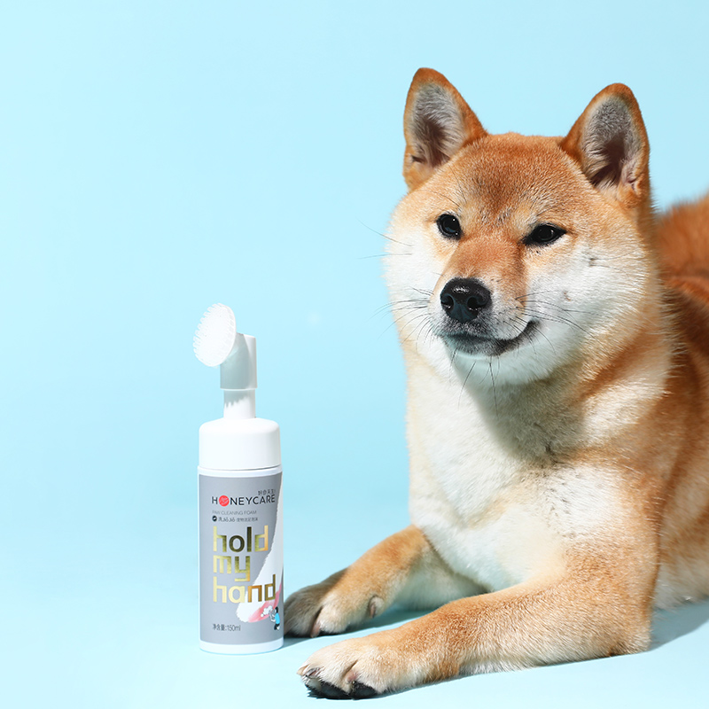 好命天生(Honeycare) 宠物洁足泡沫猫狗免洗泡泡洗脚杯 宠物脚掌滋润护理宠物用品宠物卫浴用品 150ML高清大图