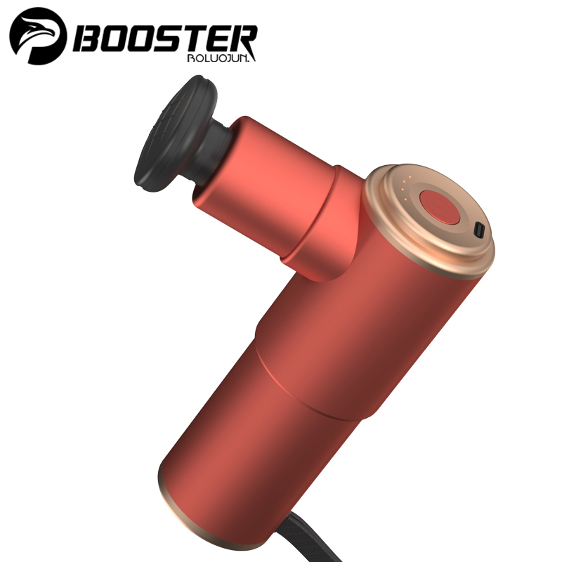 菠萝君Booster MINI口袋筋膜枪 电动深层肌肉放松筋膜枪 肌膜抢 健身器材 运动居家办公室按摩师 红色款 + 收纳包套餐