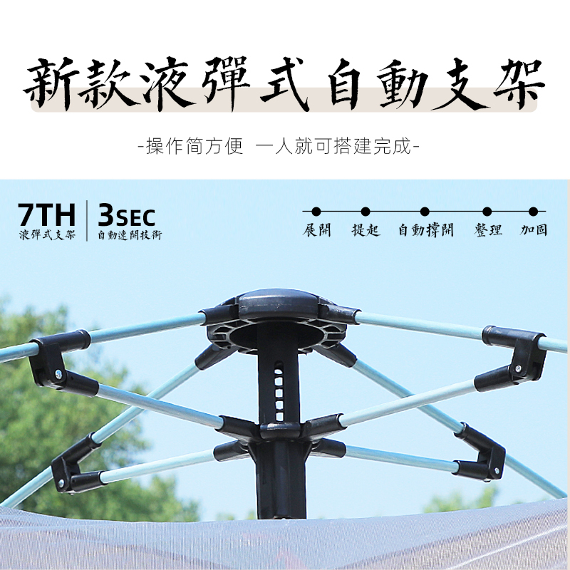 趣游帮云雾灰2门2窗轻奢露营帐篷Y16帐篷户外露营全自动速开折叠便携防虫纱帐加厚防雨防晒帐篷户外露营帐篷全自动