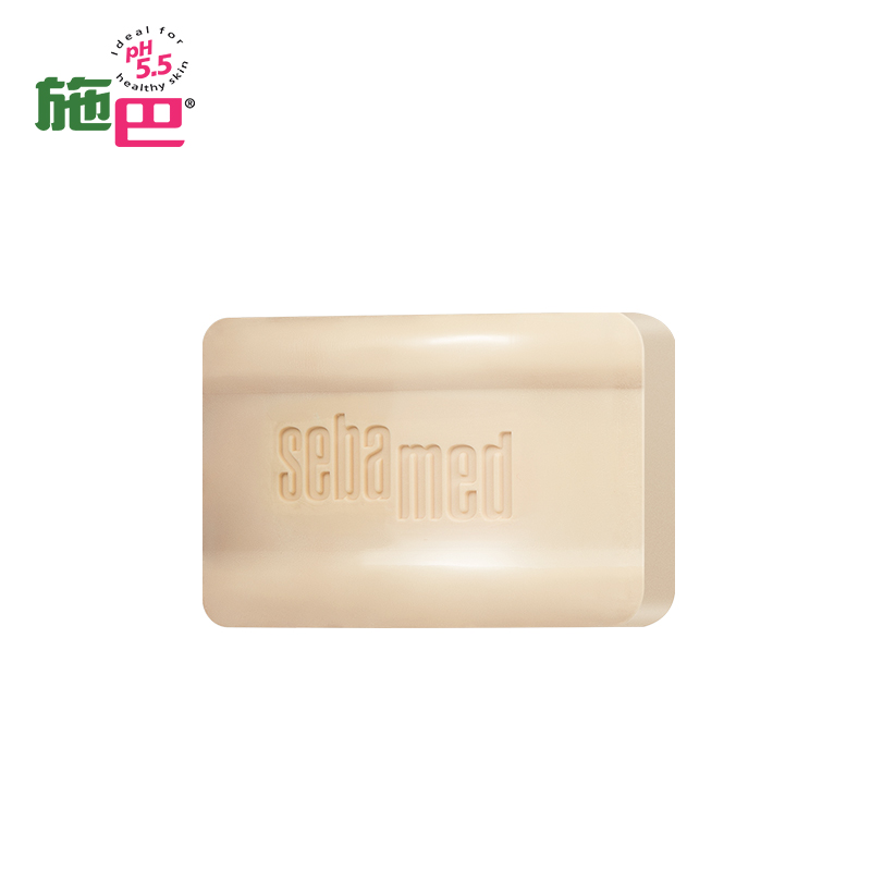 施巴sebamed 5.5洁面皂100g德国原装进口香皂 肥皂 控油 祛痘祛黑头 弱酸配方 呵护肌肤不紧绷高清大图