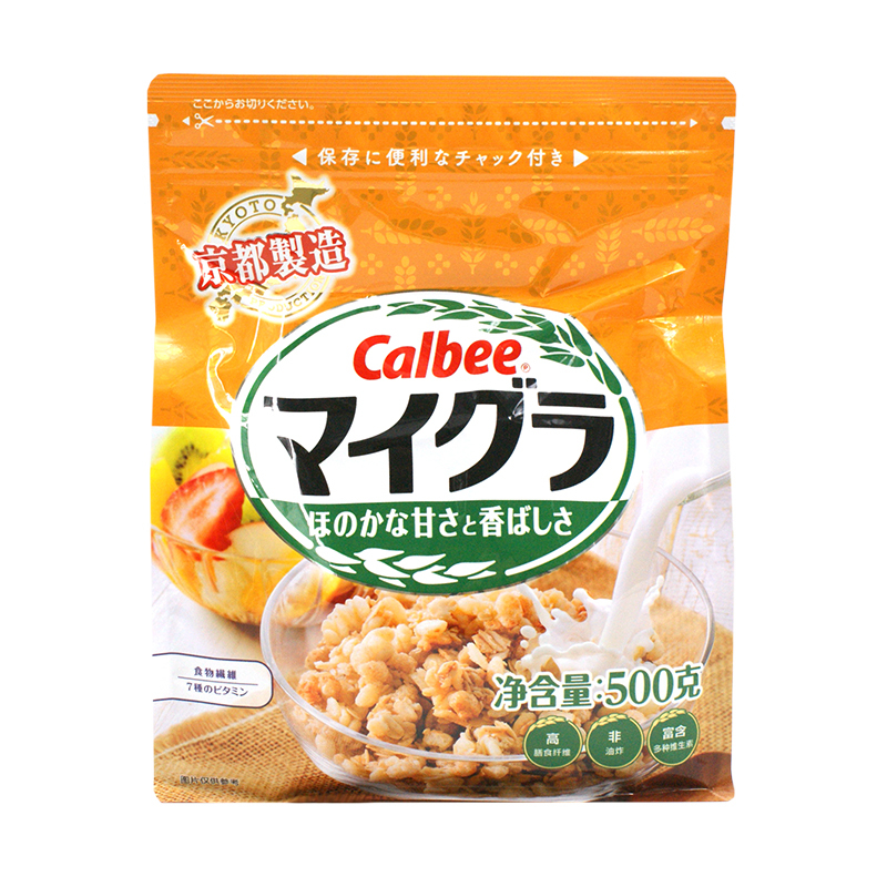 日本calbee混合麦片500g