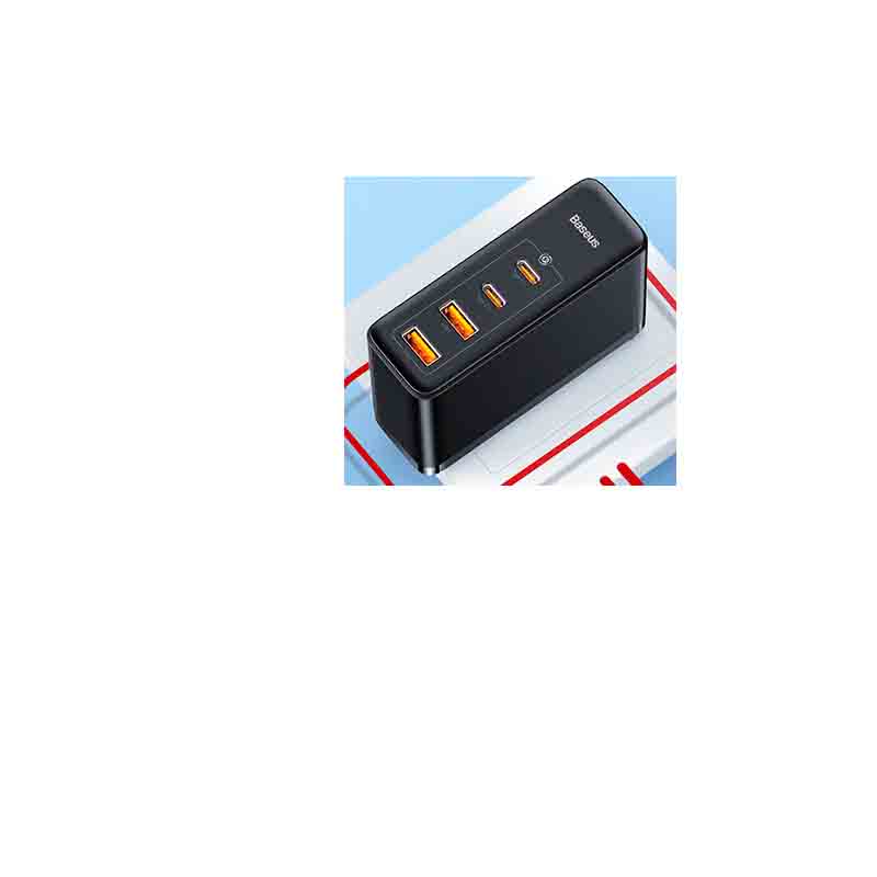 倍思 100W氮化镓线充套装+66W数据线三合一 大功率充电线适用苹果华为小米手机笔记本快充套装高清大图