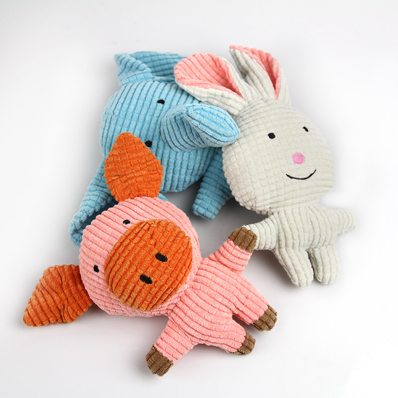 宠百思宠物狗狗咬毛绒发声玩具泰迪法斗比熊幼犬耐咬磨牙解闷用品